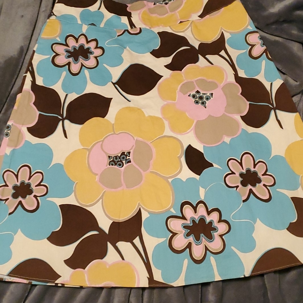 Whimsical print skirt